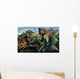 Pair Sabre-toothed Tigers during Wall Decal