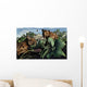 Pair Sabre-toothed Tigers during Wall Decal