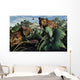 Pair Sabre-toothed Tigers during Wall Decal