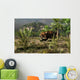 Lone Carnivorous Sabre-toothed Tiger Wall Decal