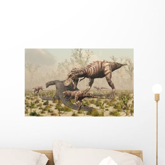 Family T Rex Dinosaurs Wall Decal