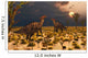 Pair Parasaurolophus Duckbill Dinosaurs Wall Decal