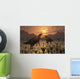 T-Rex Creeps up Pair Wall Decal