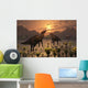 T-Rex Creeps up Pair Wall Decal