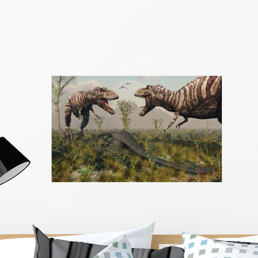 Confrontation between Pair T Wall Decal Design 2