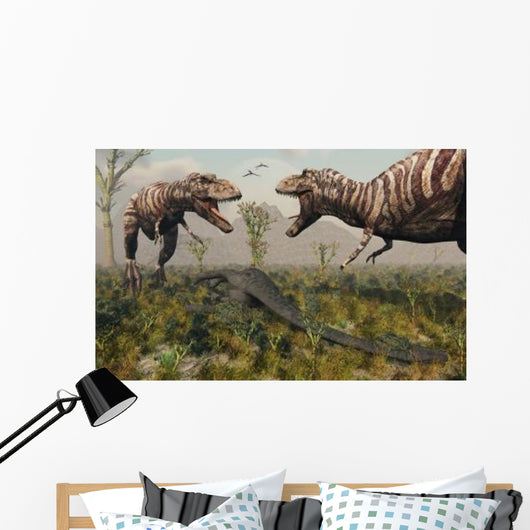Confrontation between Pair T Wall Decal Design 2