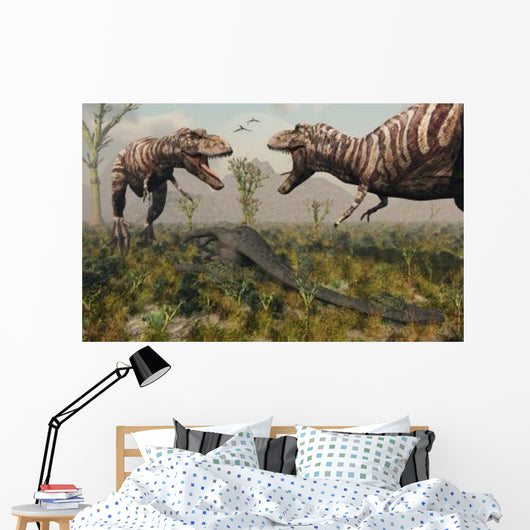 Confrontation between Pair T Wall Decal Design 2