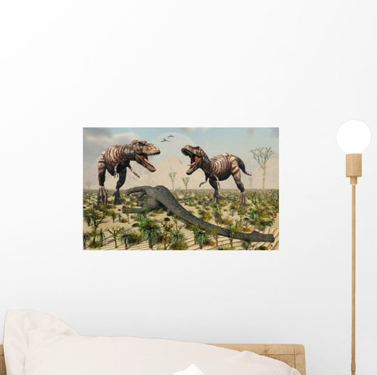 Confrontation between Pair T Wall Decal Design 1