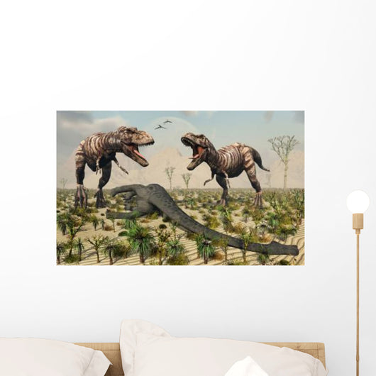 Confrontation between Pair T Wall Decal Design 1