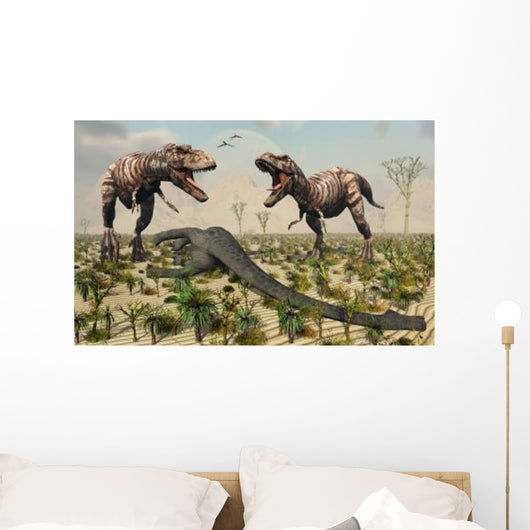Confrontation between Pair T Wall Decal Design 1