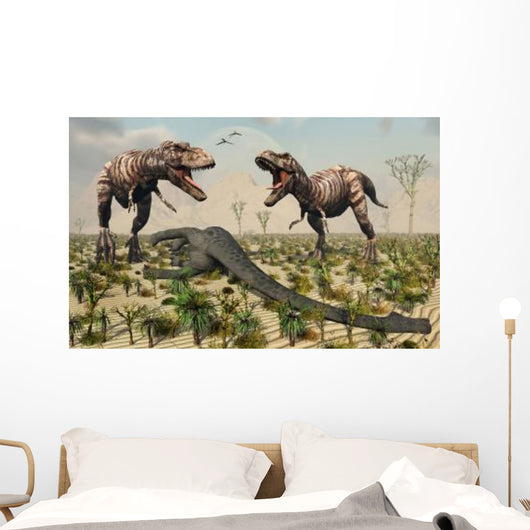 Confrontation between Pair T Wall Decal Design 1