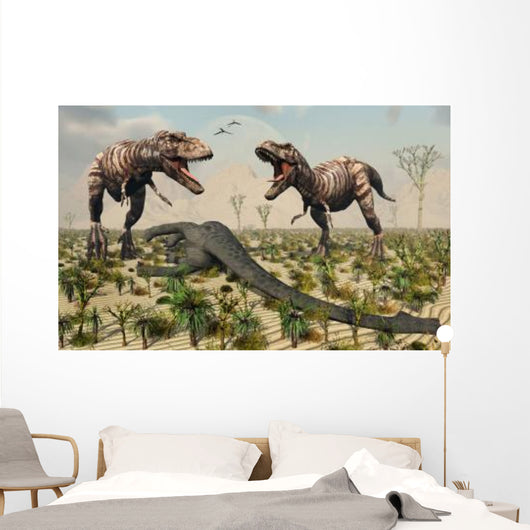 Confrontation between Pair T Wall Decal Design 1