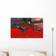 Sci-fi Scene Pair Allosaurus Wall Decal