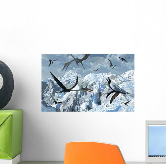 Flock Giant Quetzalcoatlus Wall Decal