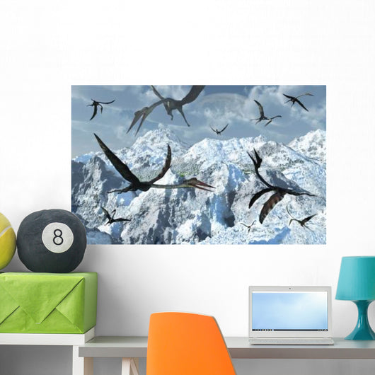 Flock Giant Quetzalcoatlus Wall Decal
