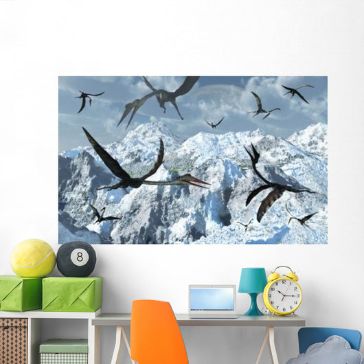 Flock Giant Quetzalcoatlus Wall Decal
