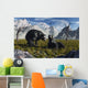 Pair Arctodus Bears Courting Wall Decal