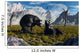 Pair Arctodus Bears Courting Wall Decal