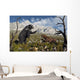 Confrontation between Arctodus Bear Wall Decal