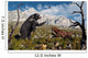 Confrontation between Arctodus Bear Wall Decal