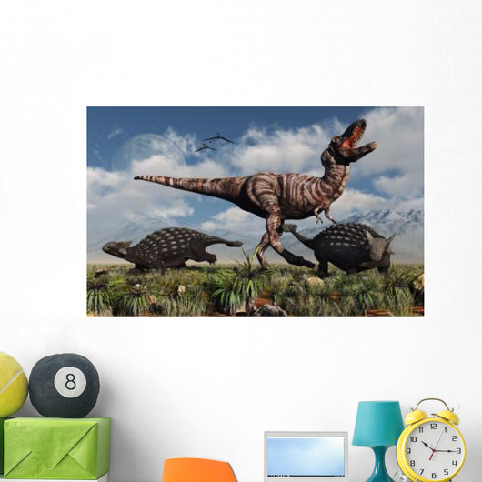 Ankylosaurus Dinosaurs Defend Themselves Wall Decal Design 2