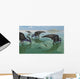 Parasaurolophus Dinosaurs Graze Organic Wall Decal