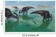 Parasaurolophus Dinosaurs Graze Organic Wall Decal