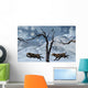 Pair Sabre-toothed Tigers Giving Wall Decal