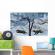 Pair Sabre-toothed Tigers Giving Wall Decal