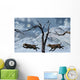 Pair Sabre-toothed Tigers Giving Wall Decal