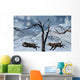 Pair Sabre-toothed Tigers Giving Wall Decal