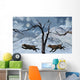 Pair Sabre-toothed Tigers Giving Wall Decal