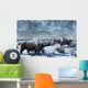 Pair Woolly Rhinoceros Severe Wall Decal
