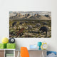 Sabre-toothed Tiger Stalks Herd Wall Decal