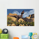 Confrontation between Tyrannosaurus Rex Wall Decal
