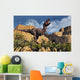 Confrontation between Tyrannosaurus Rex Wall Decal