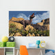 Confrontation between Tyrannosaurus Rex Wall Decal