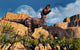 Confrontation between Tyrannosaurus Rex Wall Decal