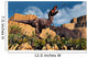 Confrontation between Tyrannosaurus Rex Wall Decal