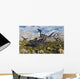 Pack Velociraptors Attack Lone Wall Decal