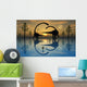 Pair Omeisaurus Dinosaurs Involved Wall Decal