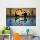 Pair Omeisaurus Dinosaurs Involved Wall Decal