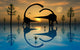 Pair Omeisaurus Dinosaurs Involved Wall Decal