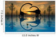 Pair Omeisaurus Dinosaurs Involved Wall Decal