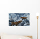 Pair Sabre-toothed Tigers Cold Wall Decal