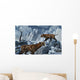 Pair Sabre-toothed Tigers Cold Wall Decal