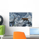 Lone Sabre-toothed Tiger Cold Wall Decal