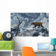 Lone Sabre-toothed Tiger Cold Wall Decal