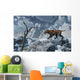 Lone Sabre-toothed Tiger Cold Wall Decal