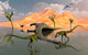 Pack Carnivorous Dilophosaurus Discover Wall Decal